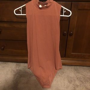 Peach Tank Forever21 Bodysuit